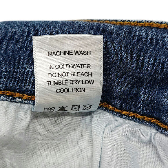 Judy Blue Plus 1XL Paint-Splatter Distressed Denim Shorts High-Rise Raw-Hem EUC - Picture 6 of 7